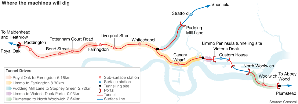 Tube Map Crossrail