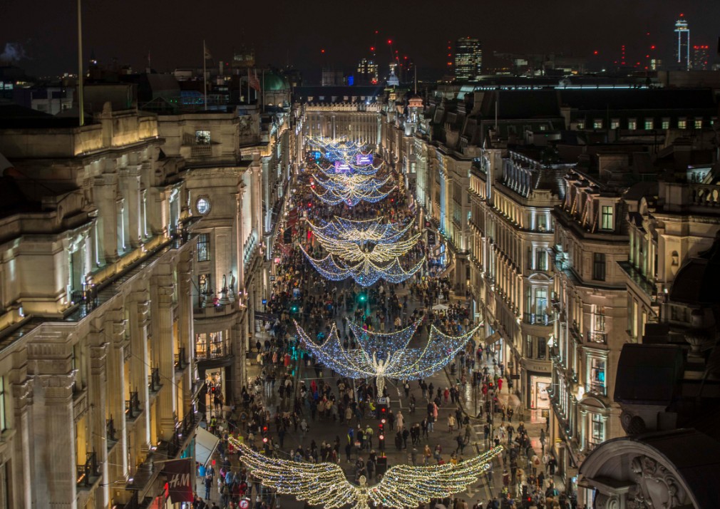 Top Ten London 10 Best Places to Spot Christmas Decorations in London