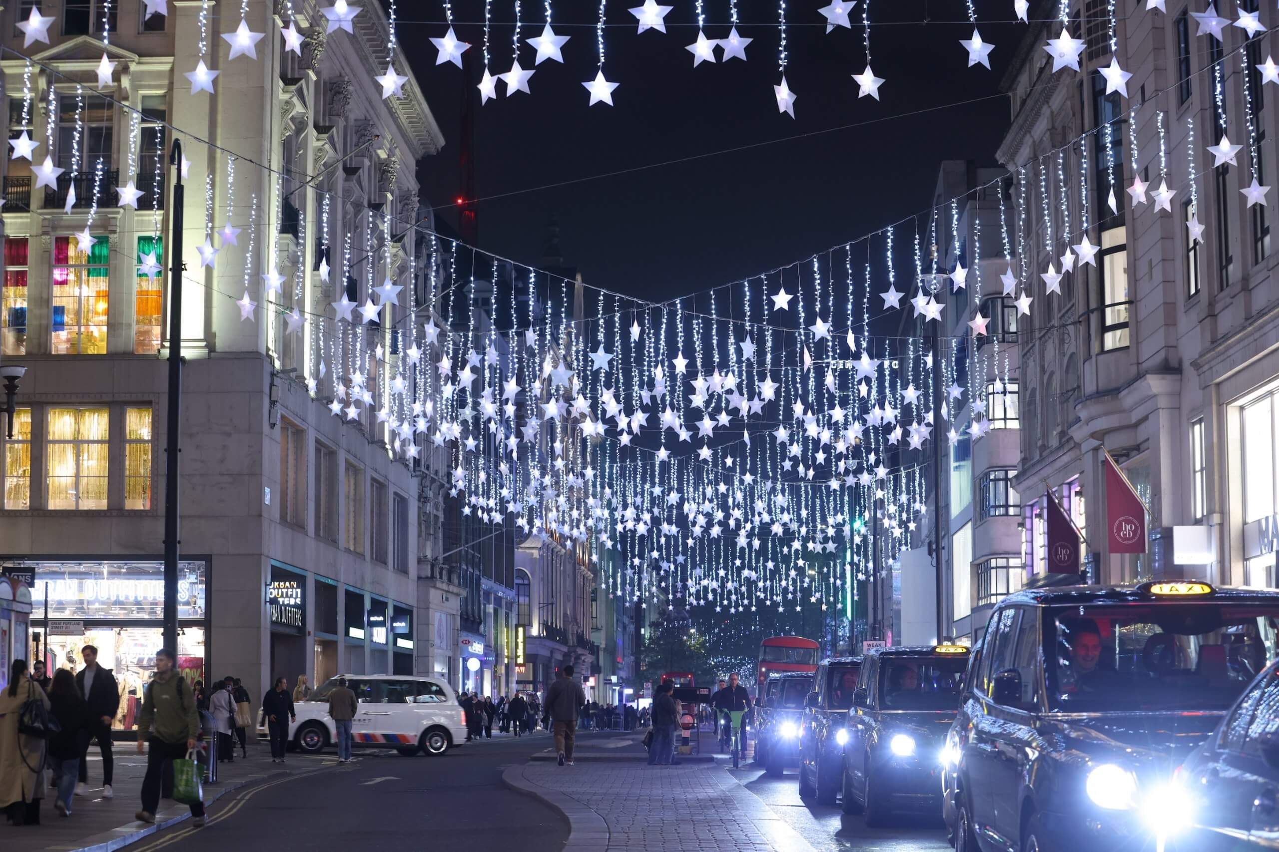 Oxford Street Switches on Christmas Lights for 2024 Londontopia