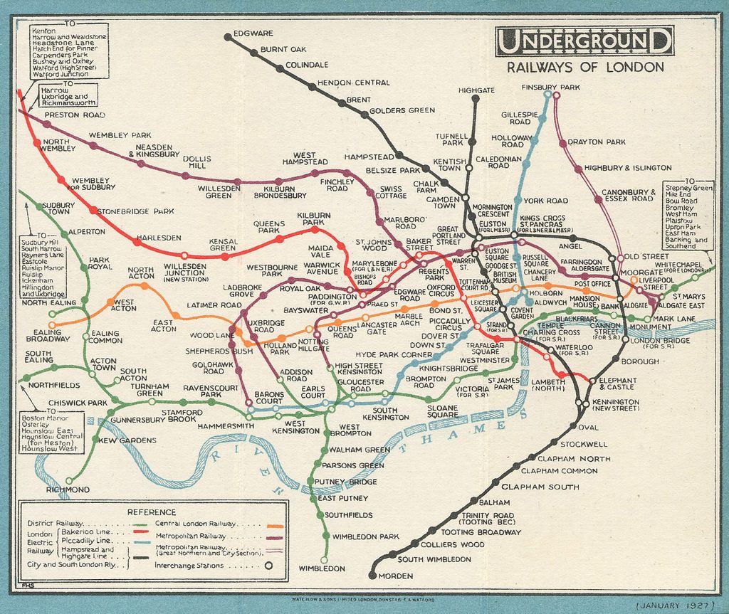 Gallery: Old London Tube Maps - Londontopia