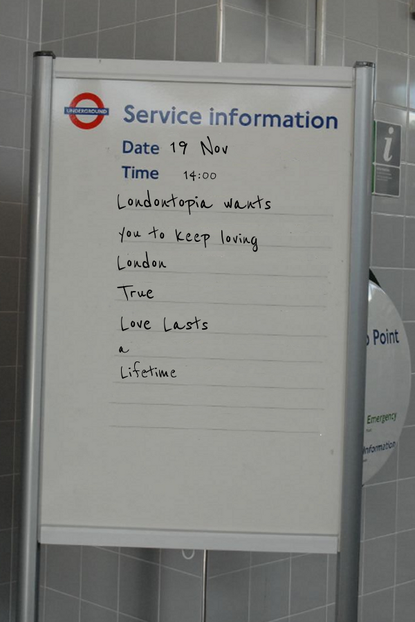 Make Your Own London Tube Station Sign Message - Londontopia