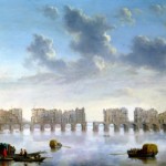 DDT8AX Old London Bridge, c1630. Artist: Claude Jongh