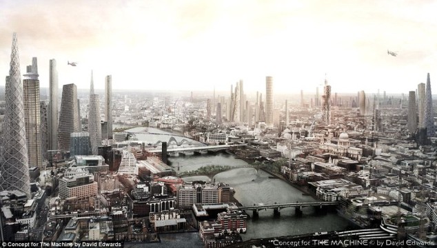 Future London: Architect Envisions a Bonkers Future for London's ...