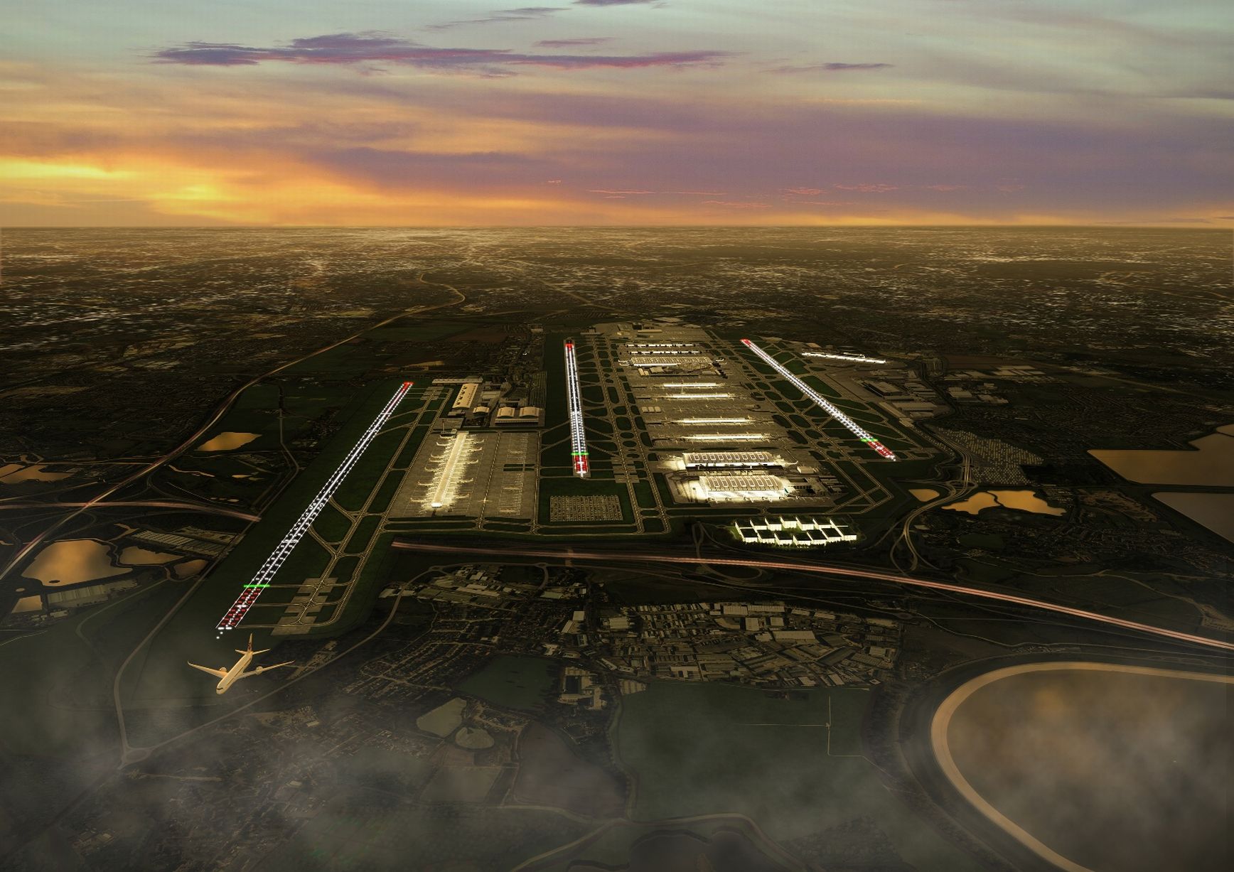 Future Heathrow: What Will Heathrow's Third Runway Look Like? Like This. - Londontopia