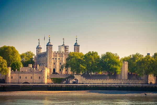 View on Tower of London from Thames