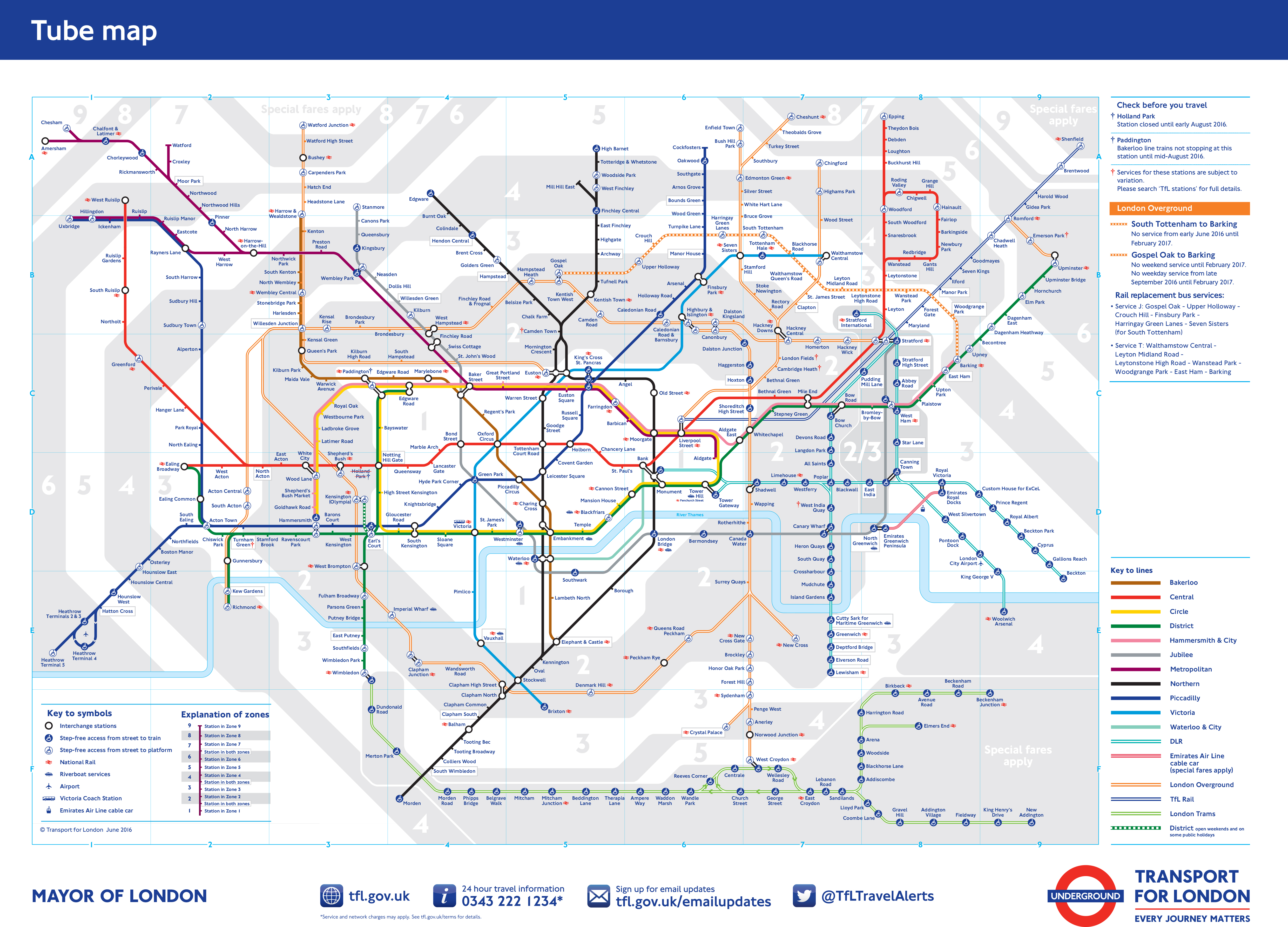 the london underground map designer