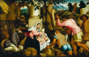 The Adoration of the Shepherds, 1546, Jacopo Bassano