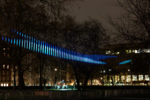 Northern Lights by Aleksandra Stratimirovic, Grosvenor Square, Mayfair.
