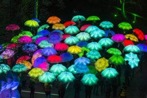 Umbrella Project, Cirque Bijou. Photo by Andre Pattenden. Courtesy of Artichoke and the artists.