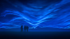 Waterlicht by Daan Roosegaarde. Courtesy of Artichoke and the artists.