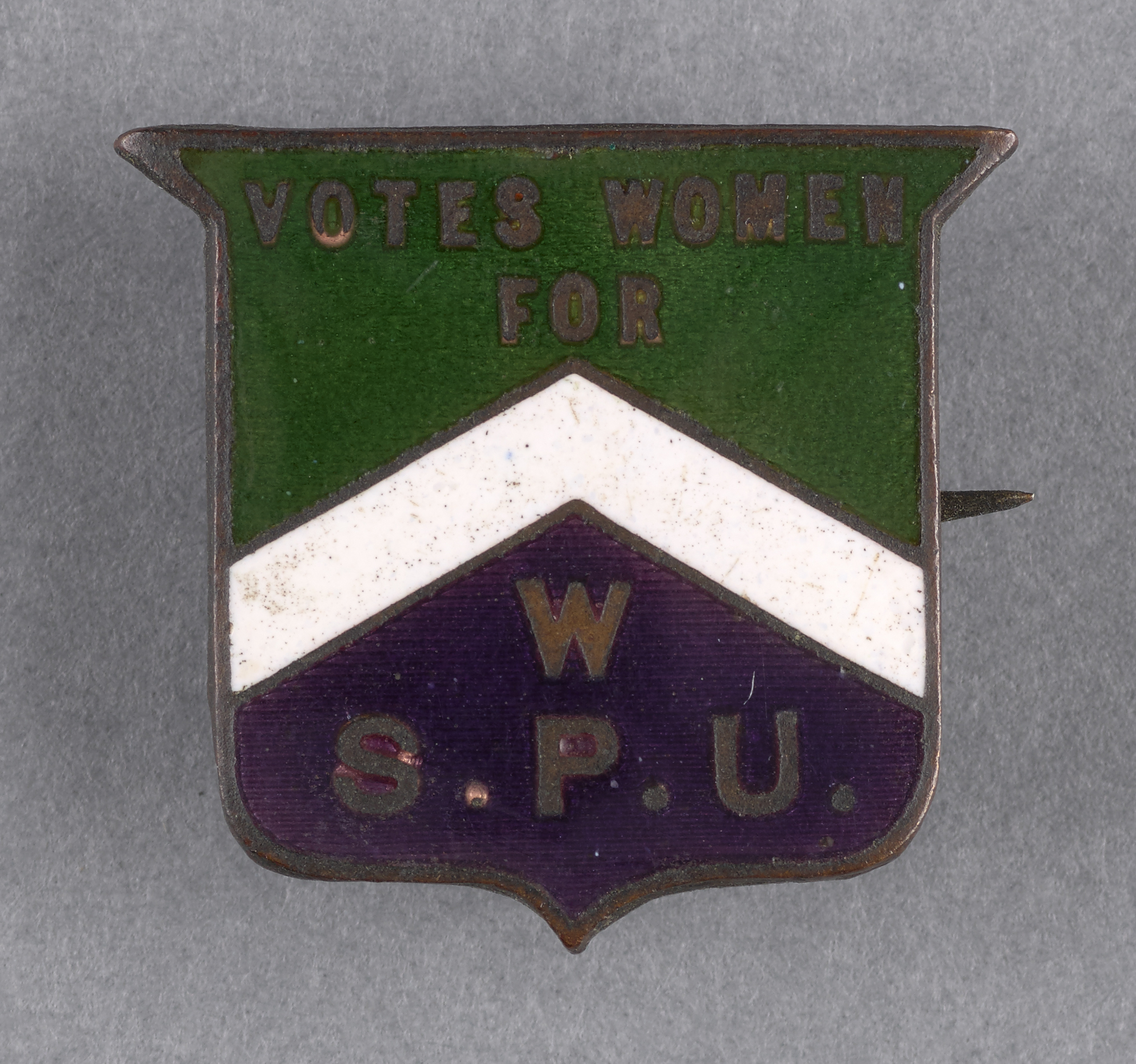 Women’s Social & Political Union (WSPU) badge, c.1909