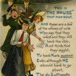 Anti-suffrage postcard, c. 1912–14