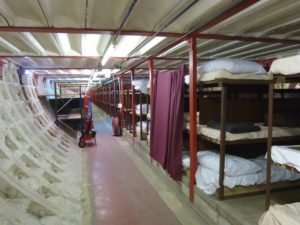 Clapham South deep-level shelter - bunk beds