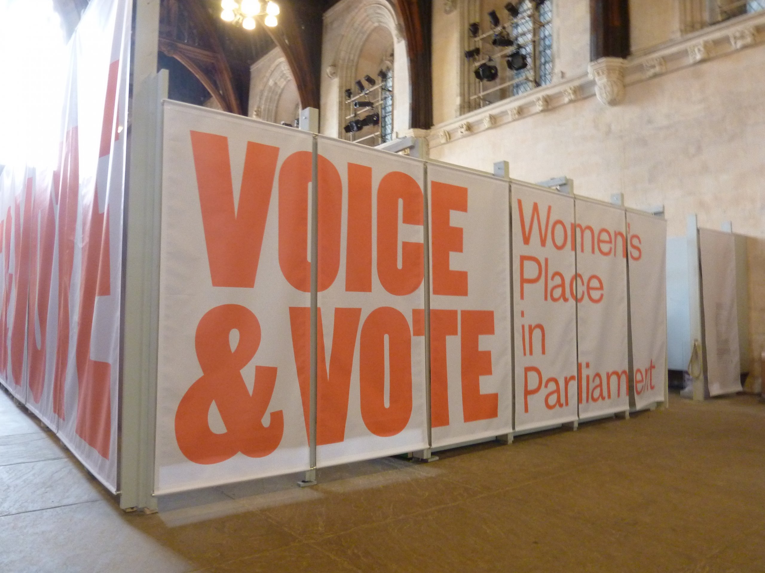 Voice & Vote exhibition - Houses of Parliament