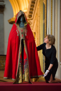 The cloak of Napoleon Bonaparte was chosen by The Prince for the compelling story it tells. Made of felt and embroidered in silk, it was removed from the Emperor's baggage train in the aftermath of the Battle of Waterloo in 1815 and presented to the future George IV by Field Marshal Blucher, who fought alongside the Duke of Wellington. Royal Collection Trust / © Her Majesty Queen Elizabeth II 2018
