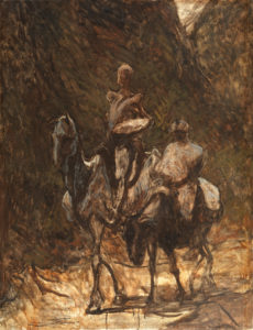 Don Quixote and Sancho Panza - Honoré-Victorin Daumier, 1868-72