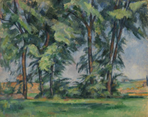 Tall Trees at the Jas de Bouffan - Paul Cézanne, c. 1883