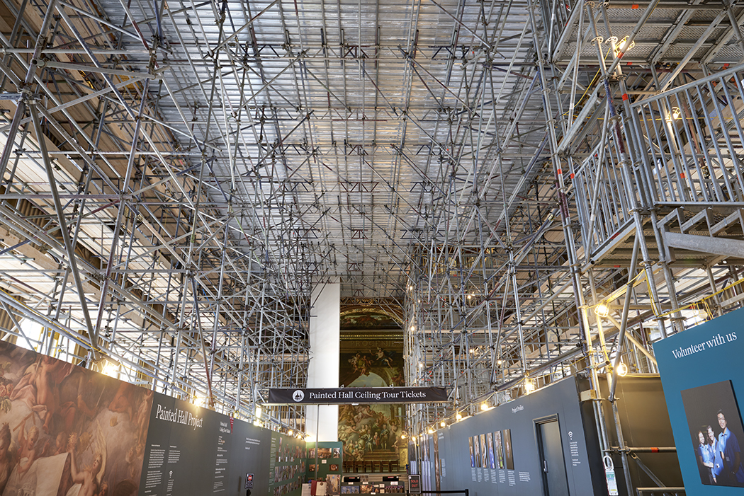Painted Hall ceiling