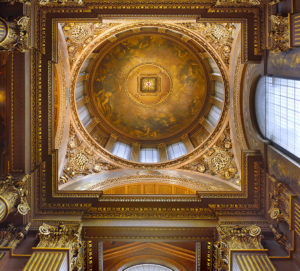 Painted Hall ceiling