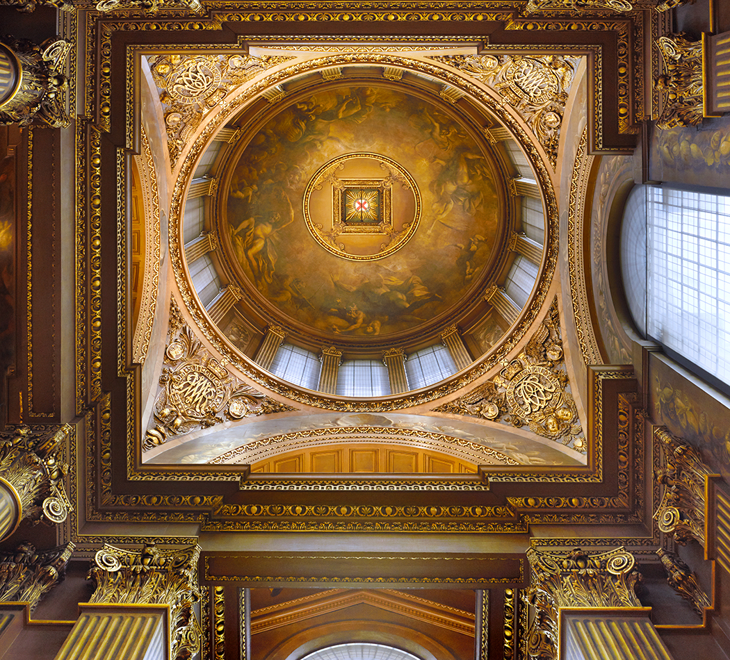 Painted Hall ceiling