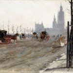 Giuseppe de Nittis (1846 – 1884) – The Victoria Embankment, London, 1875. Private collection