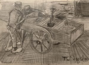 Vincent van Gogh - The Dustman. The Hague, 1883