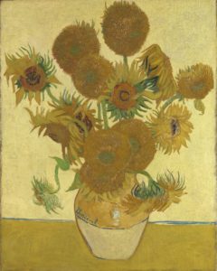 Vincent van Gogh – Sunflowers, 1888. © The National Gallery, London/ Bought, Courtauld Fund, 1924