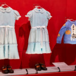 Grady sisters’ costumes and Danny’s jamper, original costumes from The Shining