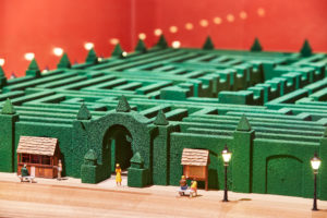 Model of the maze from The Shining