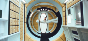 2001: A Space Odyssey, directed by Stanley Kubrick (1965–68;GB/United States). Screen photo. © Warner Bros. Entertainment Inc