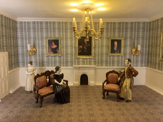 Room inside the Kensington Palace dollshouse