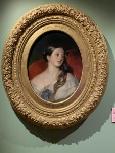 Portrait of Queen Victoria by the German artist Franz Xaver Winterhalter was comissioned in 1843: