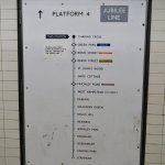 Old Jubilee Line map