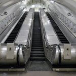 Skyfall escalators