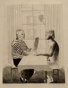 Artist and Model, 1973-4