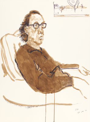 David Hockney "Gregory Evans I, 27th June 2019"