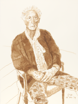 David Hockney "Maurice Payne, 16th Dec 2019"