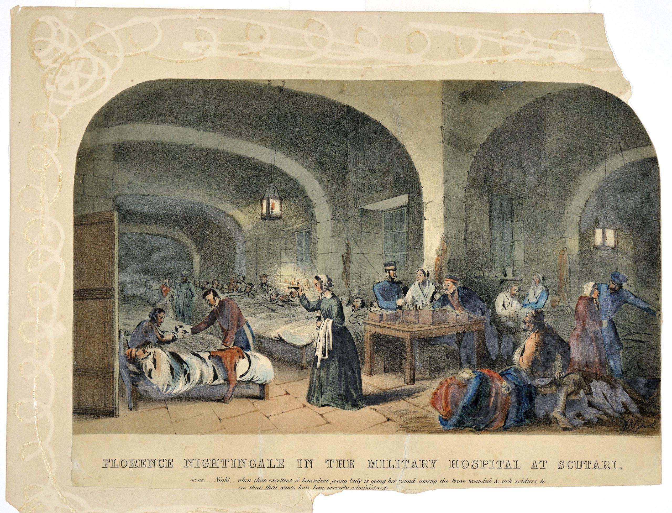 Florence Nightingale at Scutari Hospital