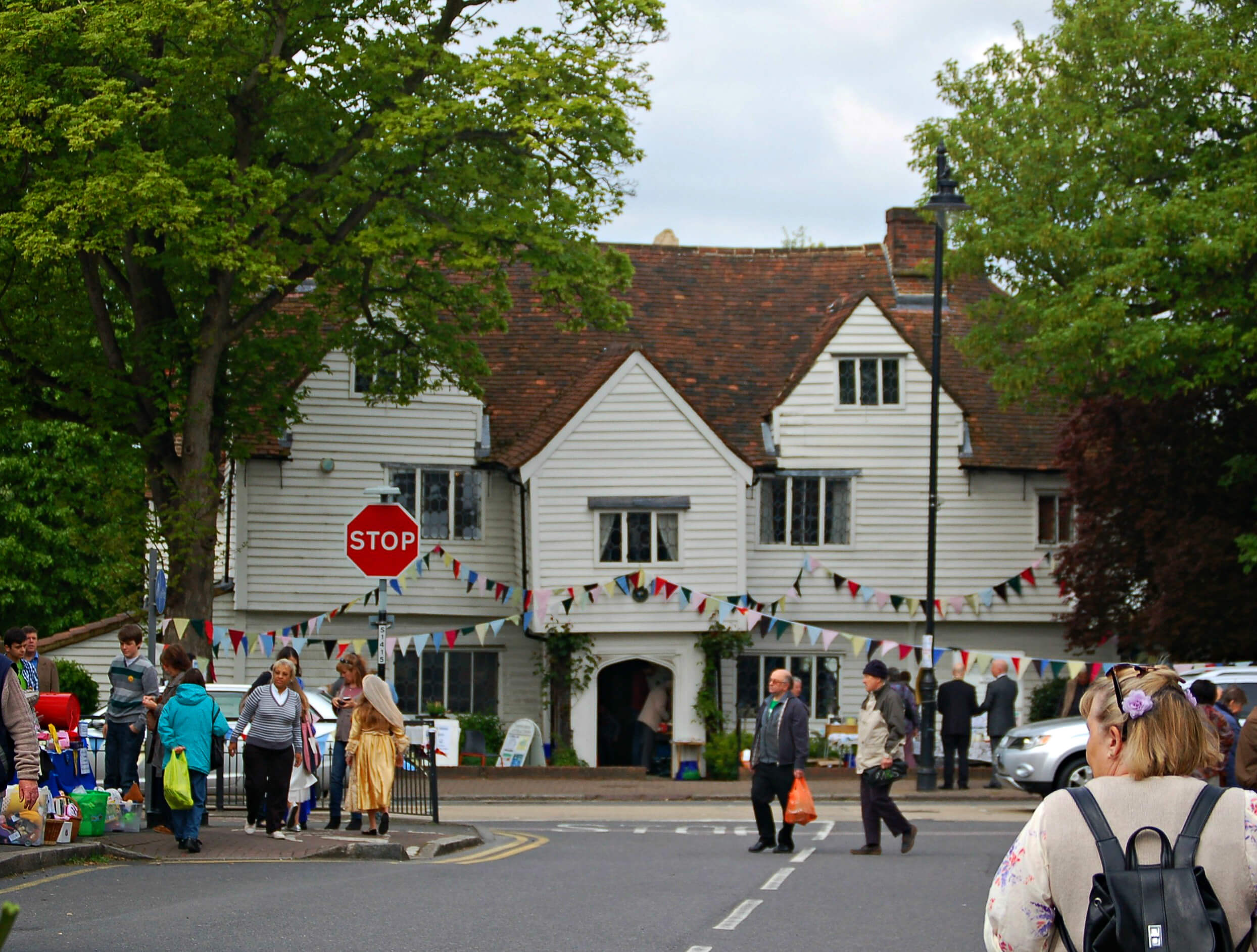 Tudor england whitehall. Cheam, England. London Cheam Village.