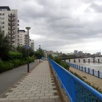 2015_London,_Woolwich-Thamesmead_West,_Thames_Path-Royal_Artillery_Quays_01