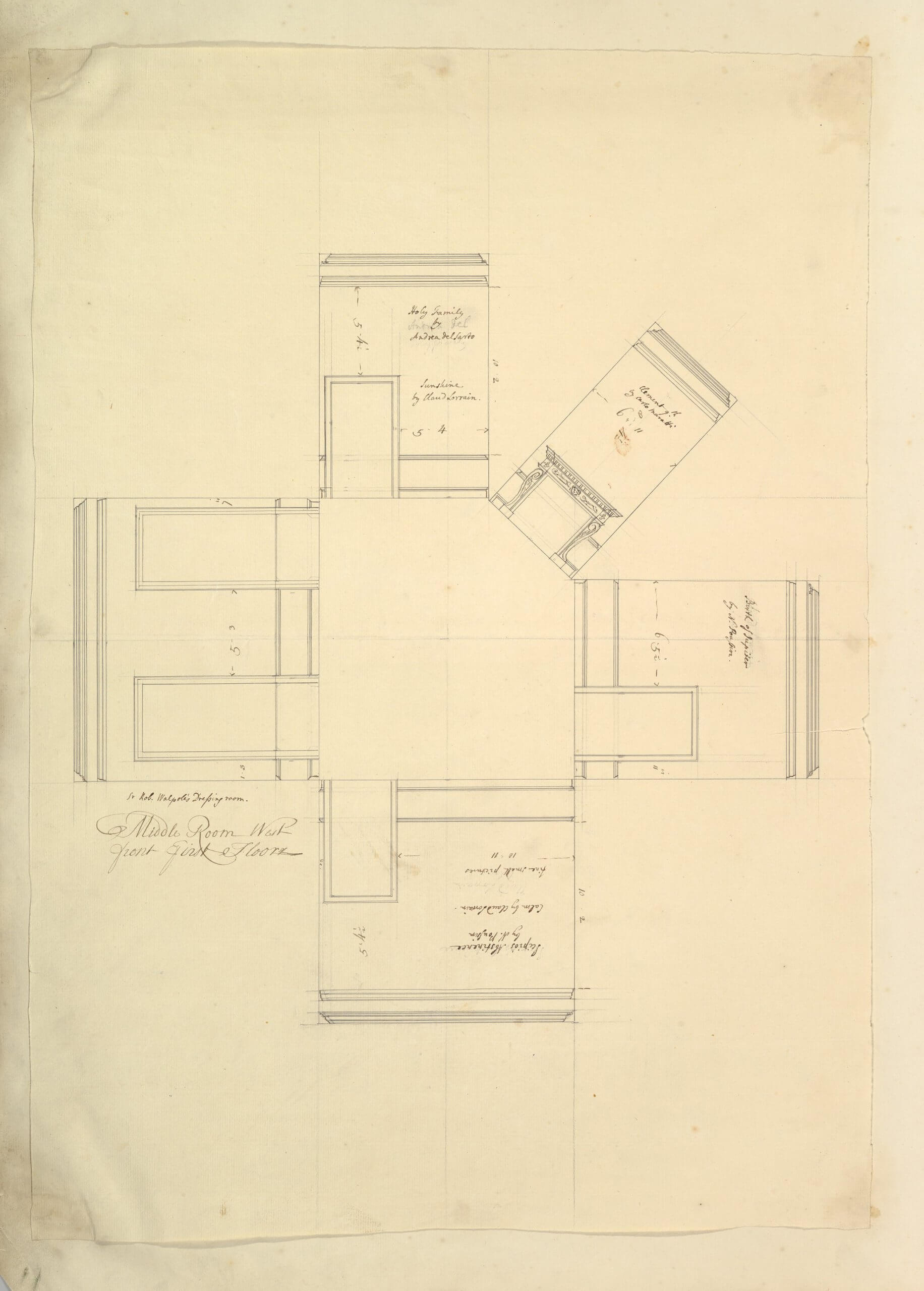 10 Downing Street Flat Floor Plan Viewfloor Co   Lookandlearn.com YM0370274 Scaled 