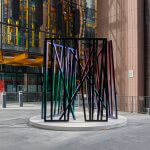Eva Rothschild, Cosmos, (2018). Copyright the artist. Courtesy Modern Art, London. Photo: Benjamin Westoby
