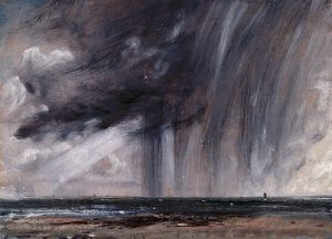 John Constable, Rainstorm over the Sea, ca. 1824-1828 