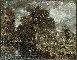 John Constable, On the River Stour, ca. 1834-1837 