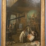 Etienne Jeurat – Interior of the Artist’s Studio, 1755