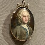 André Rouquet’s miniature painting of William Hogarth, c. 1740–5