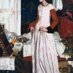 La Belle Iseult 1858 by William Morris 1834-1896