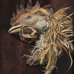 Dead Cock’s Head, 1951 (oil on canvas)