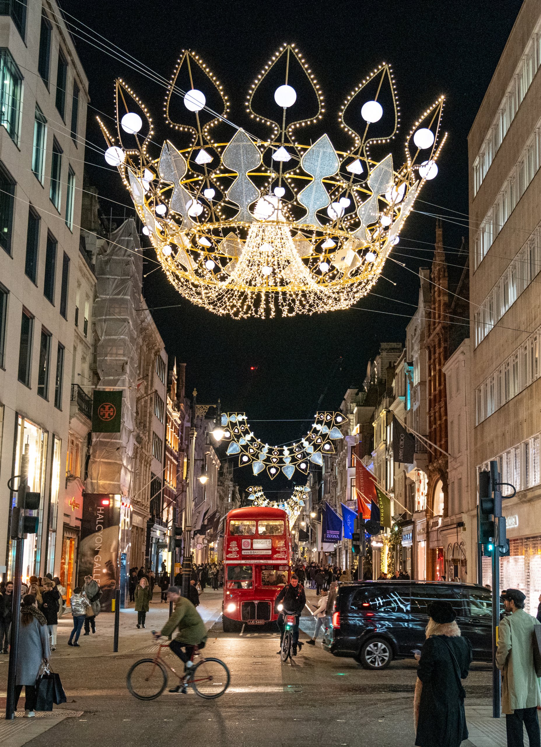 Bond Street Christmas light switchon Londontopia