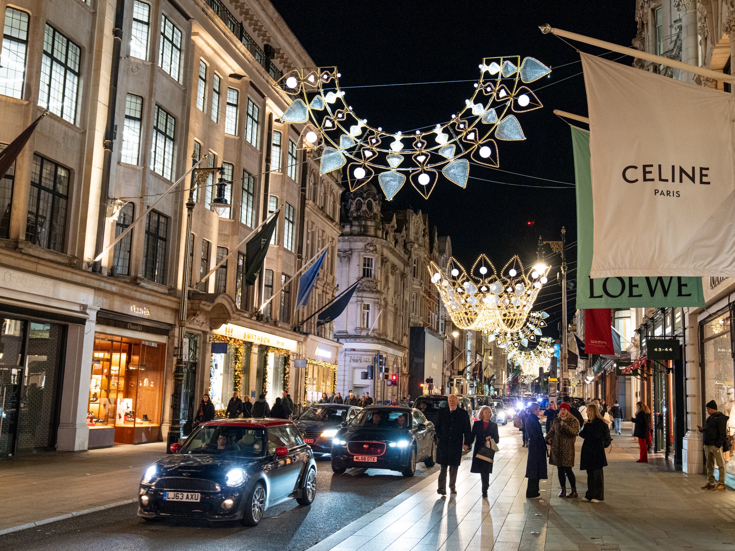 The Bond Street Christmas Lights - Sparkles and Shoes